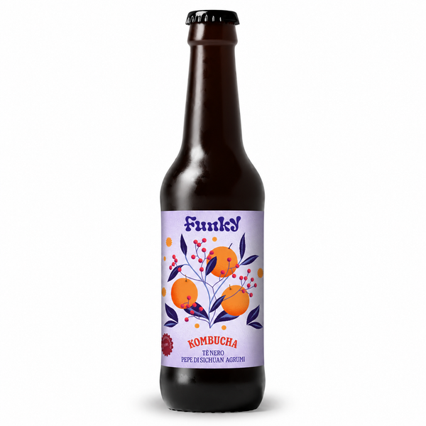 Kombucha. Tè nero, pepe di Sichuan e agrumi (Funky Fermenteria)