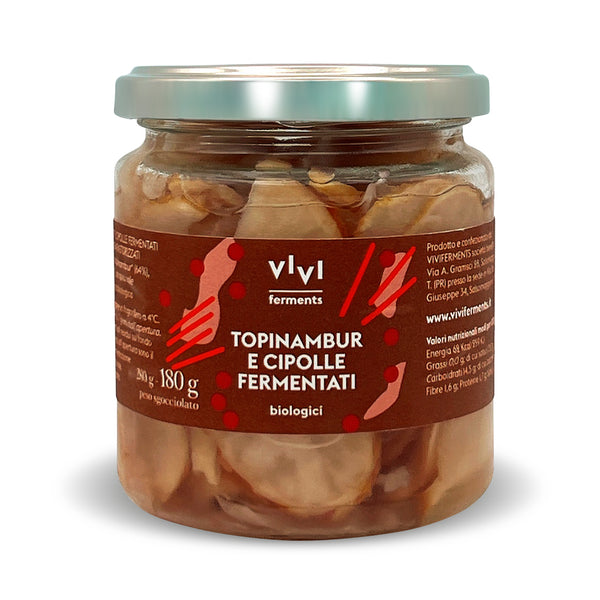 TOPINAMBUR E CIPOLLE FERMENTATI biologici