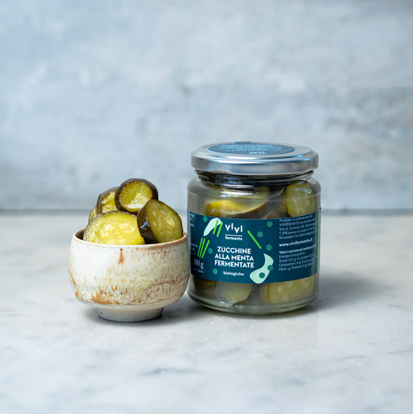 Organic FERMENTED MINT ZUCCHINI