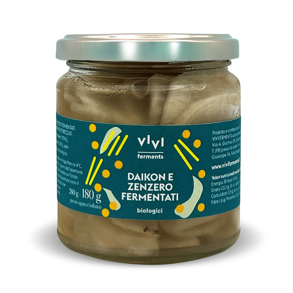 DAIKON E ZENZERO FERMENTATI biologici