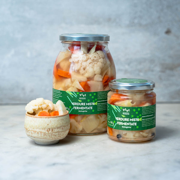 VERDURE MISTE FERMENTATE biologiche (vaso da 1 kg)