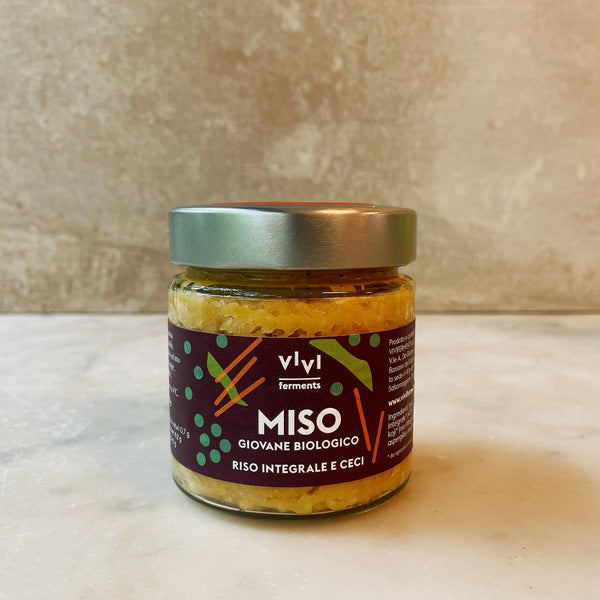 MISO GIOVANE BIOLOGICO. RISO INTEGRALE E CECI