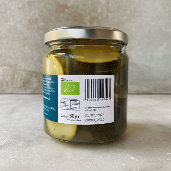 ZUCCHINE ALLA MENTA FERMENTATE biologiche