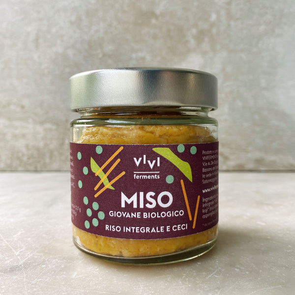 MISO GIOVANE BIOLOGICO. RISO INTEGRALE E CECI